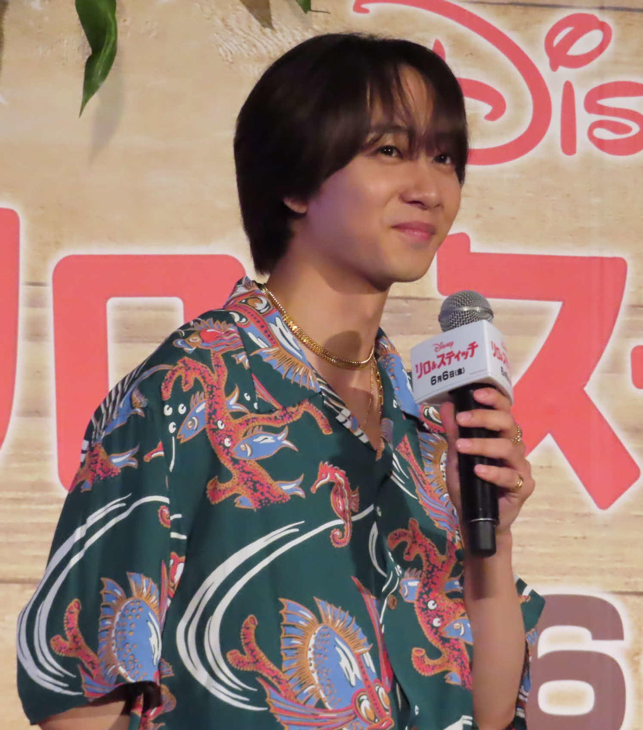 映画「リロ＆スティッチ」号泣上映会に出席した中村海人