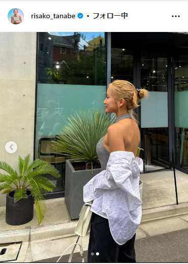 田辺莉咲子のインスタグラムから
