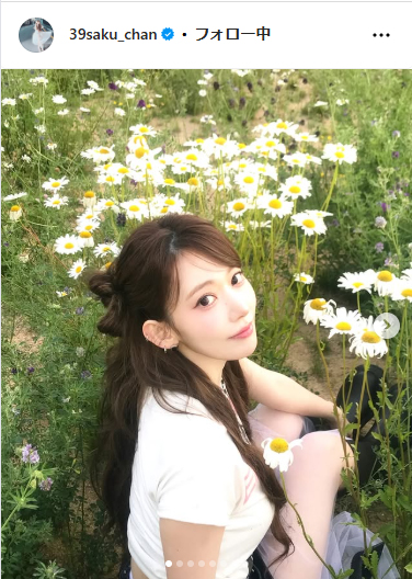 ルセラフィムSAKURAのインスタグラムから