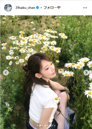 ルセラフィムSAKURAのインスタグラムから