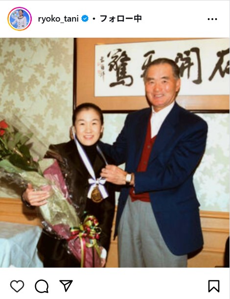 谷亮子さんの公式インスタグラムから