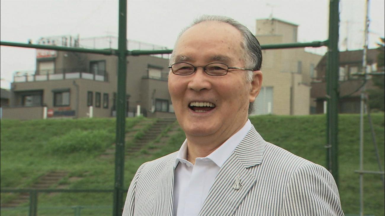 NHKスペシャル「さよならミスタープロ野球　長嶋茂雄」番組画像。笑顔の長嶋茂雄さん