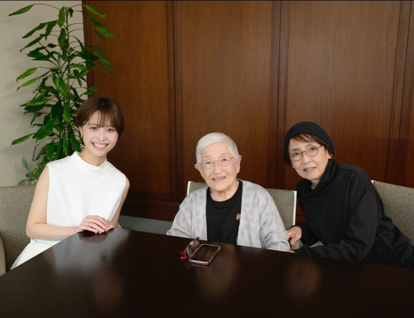長崎の被爆者インタビューを報告した渡邊渚（渡邊渚のインスタグラムから）