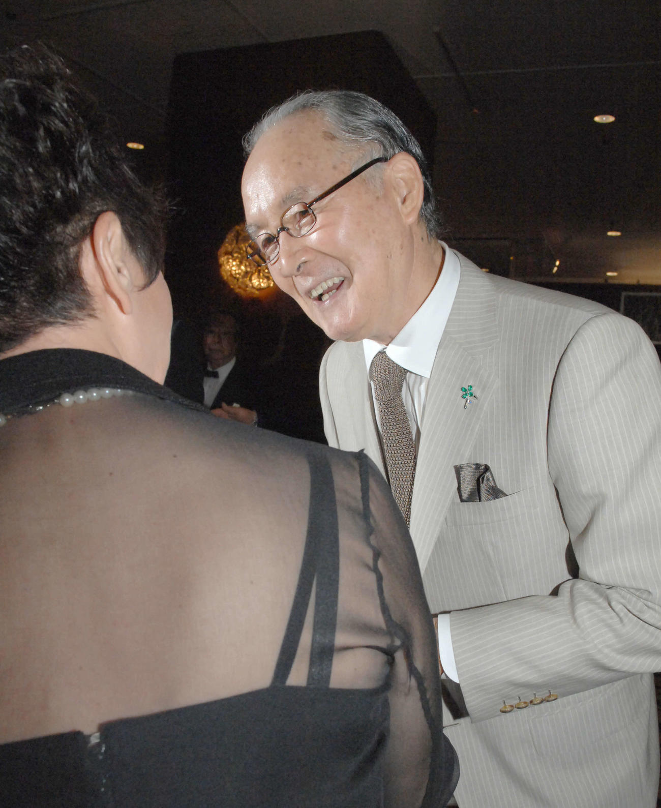 石原裕次郎さん二十三回忌法要パーティー「感謝の夕ベ」に出席した長嶋茂雄さん
（2009年7月撮影）