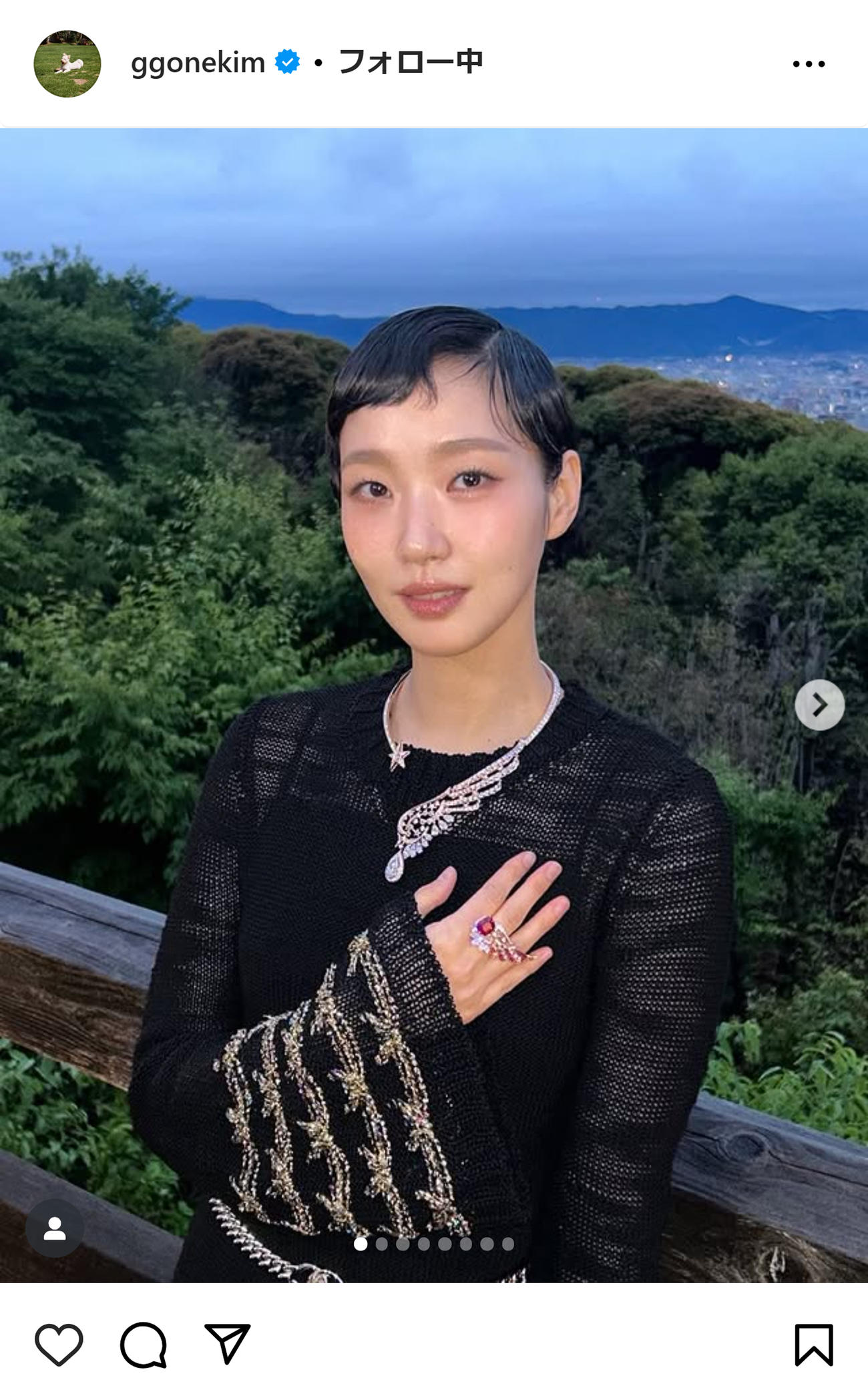 キム・ゴウンのインスタグラムから