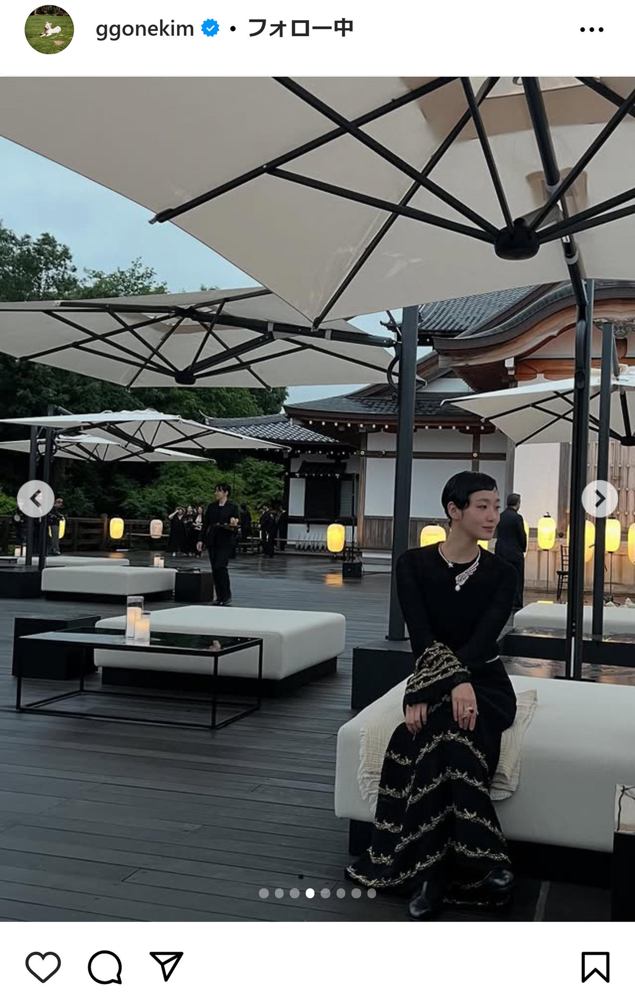 キム・ゴウンのインスタグラムから