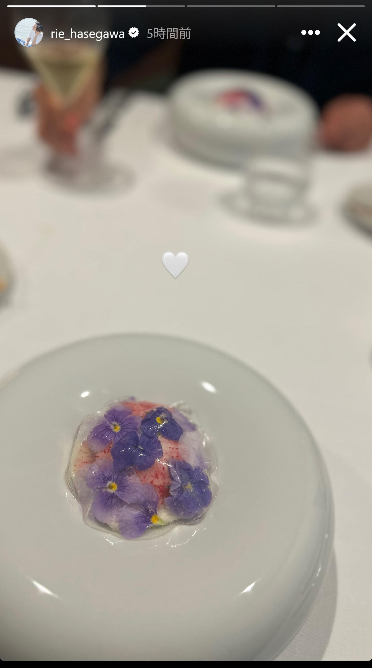 長谷川理恵のインスタグラムから