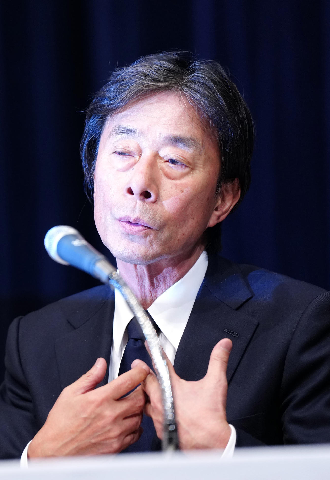 フジテレビ元代表取締役社長の港浩一氏（2025年1月撮影）
