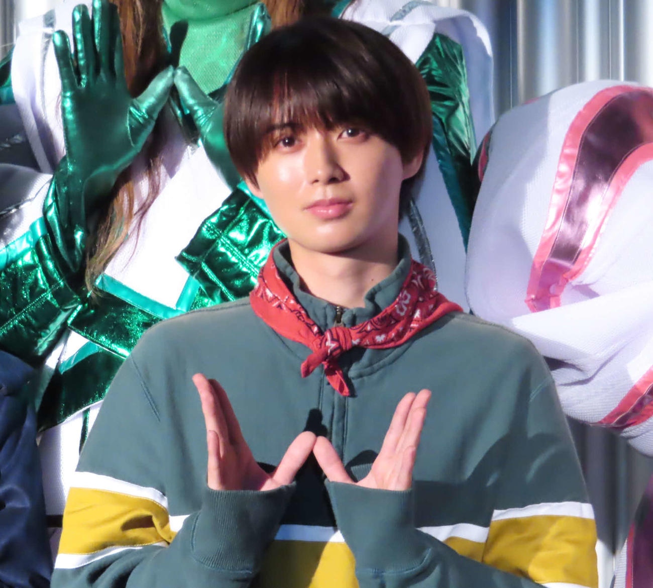 舞台「W3（ワンダースリー）」囲み取材に出席した井上瑞稀