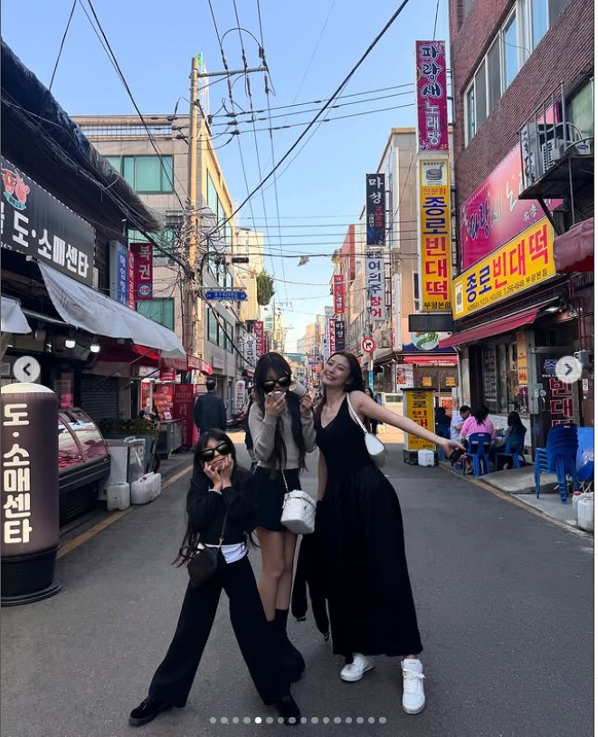 ５月に娘と釜山旅行した際の投稿（木下優樹菜のインスタグラムから）