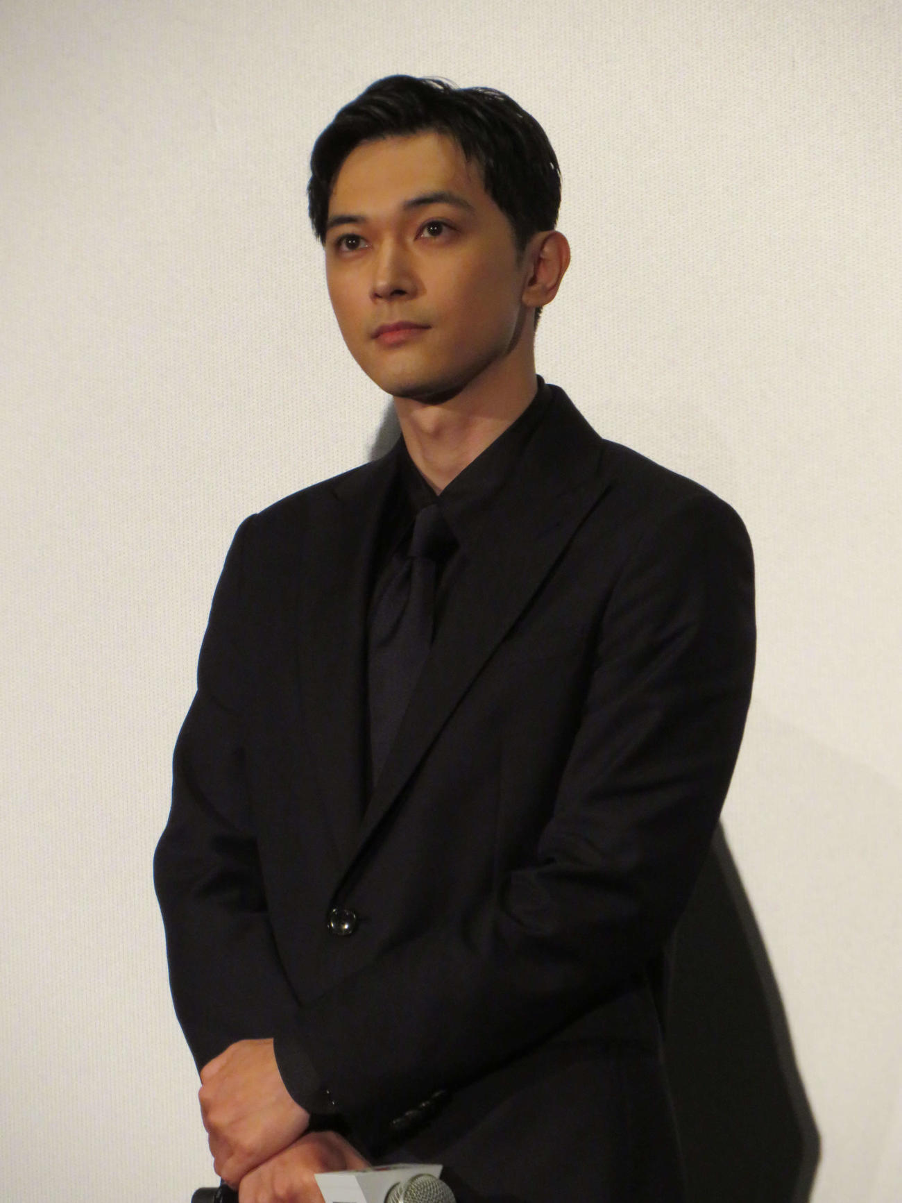 映画「国宝」初日舞台あいさつに登壇した吉沢亮（撮影・村上幸将）