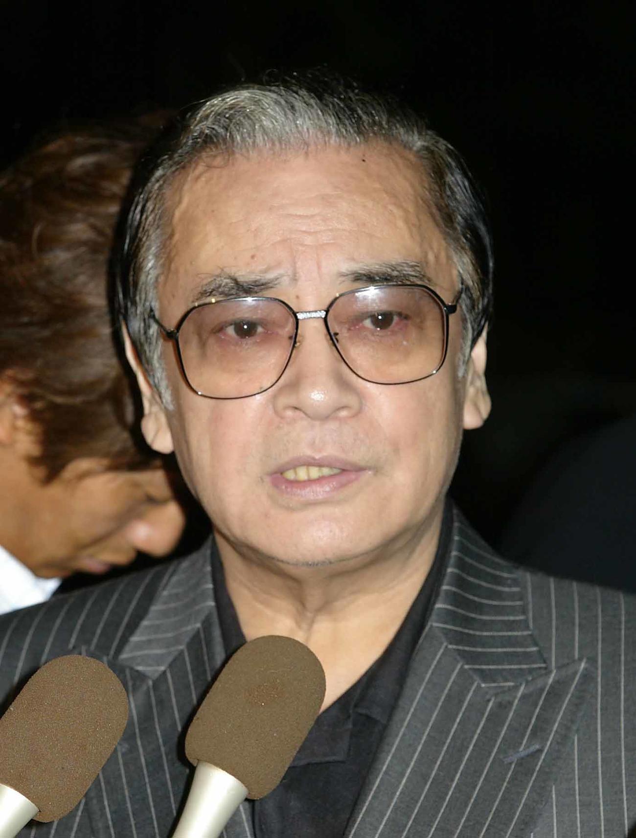 山城新伍さん（2002年撮影）