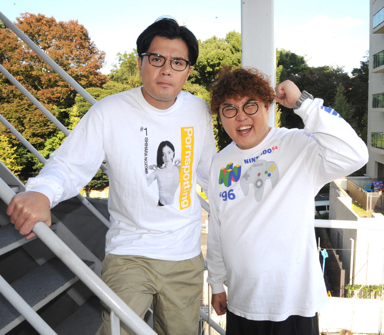 マユリカ坂本（左）と中谷（2024年12月撮影）