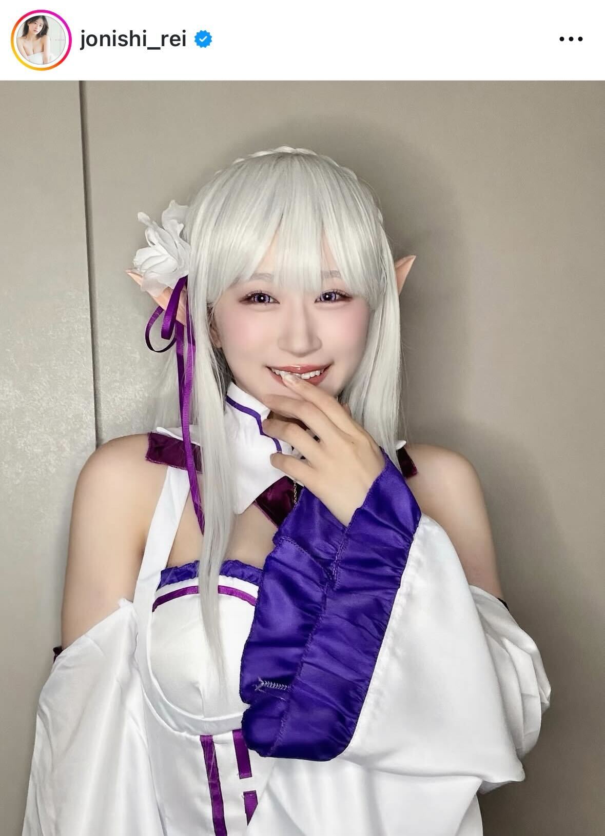 上西怜のインスタグラムから