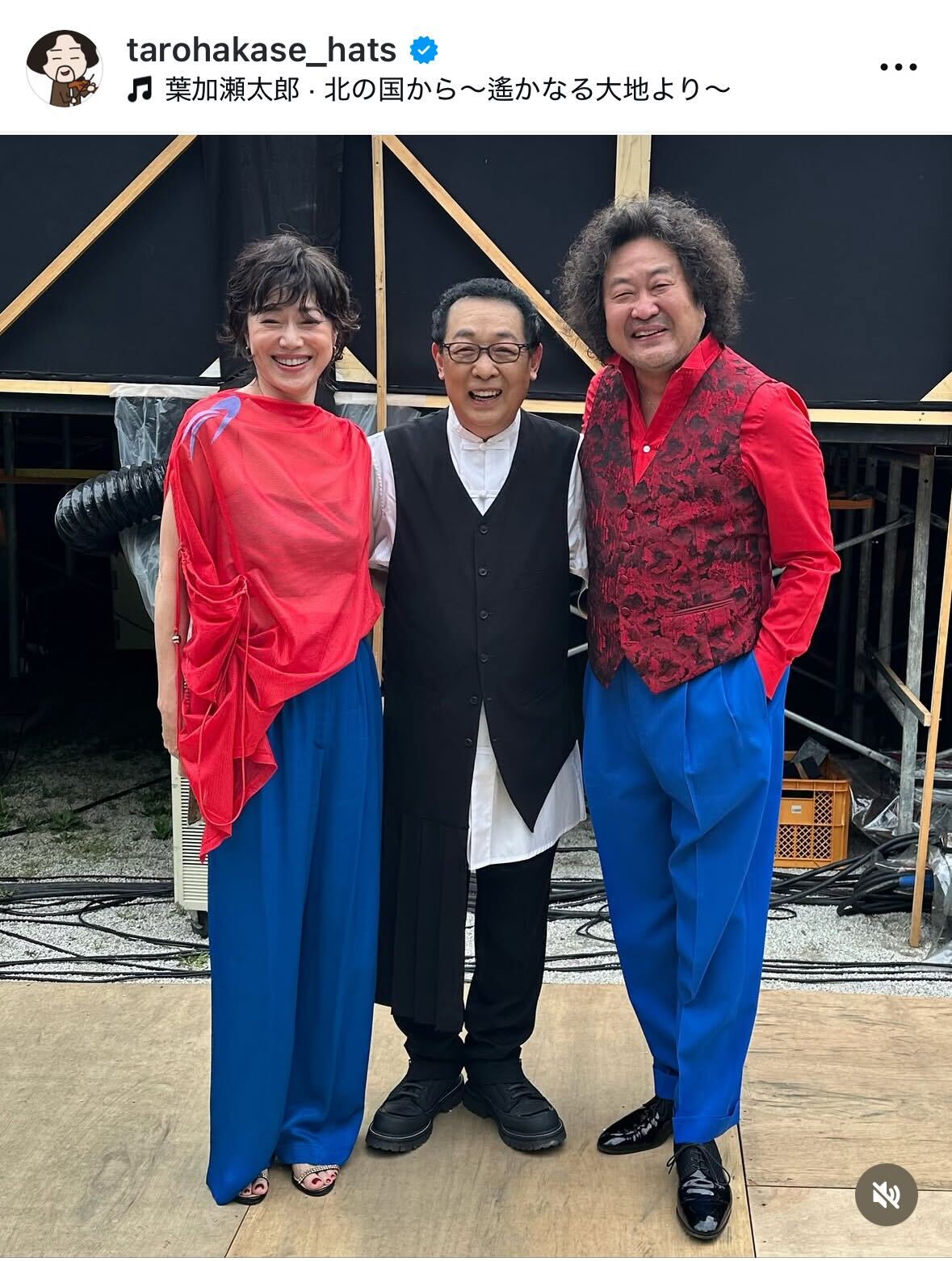 葉加瀬太郎のインスタグラムから