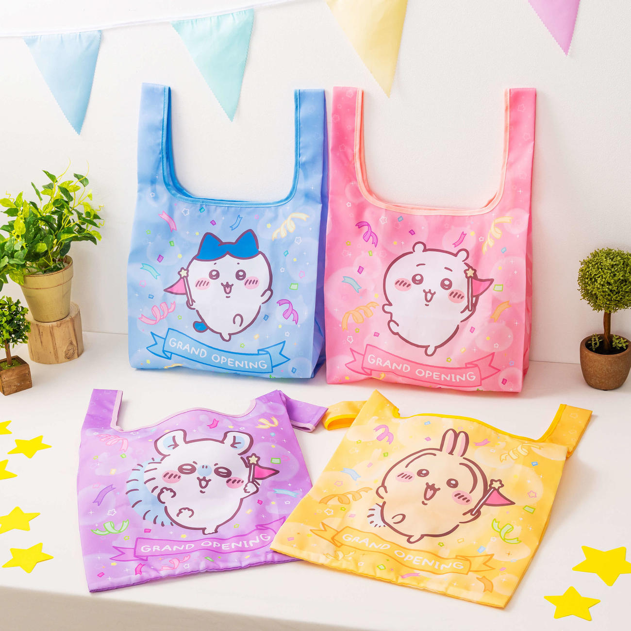 「ちいかわパーク」で販売予定のエコバッグ