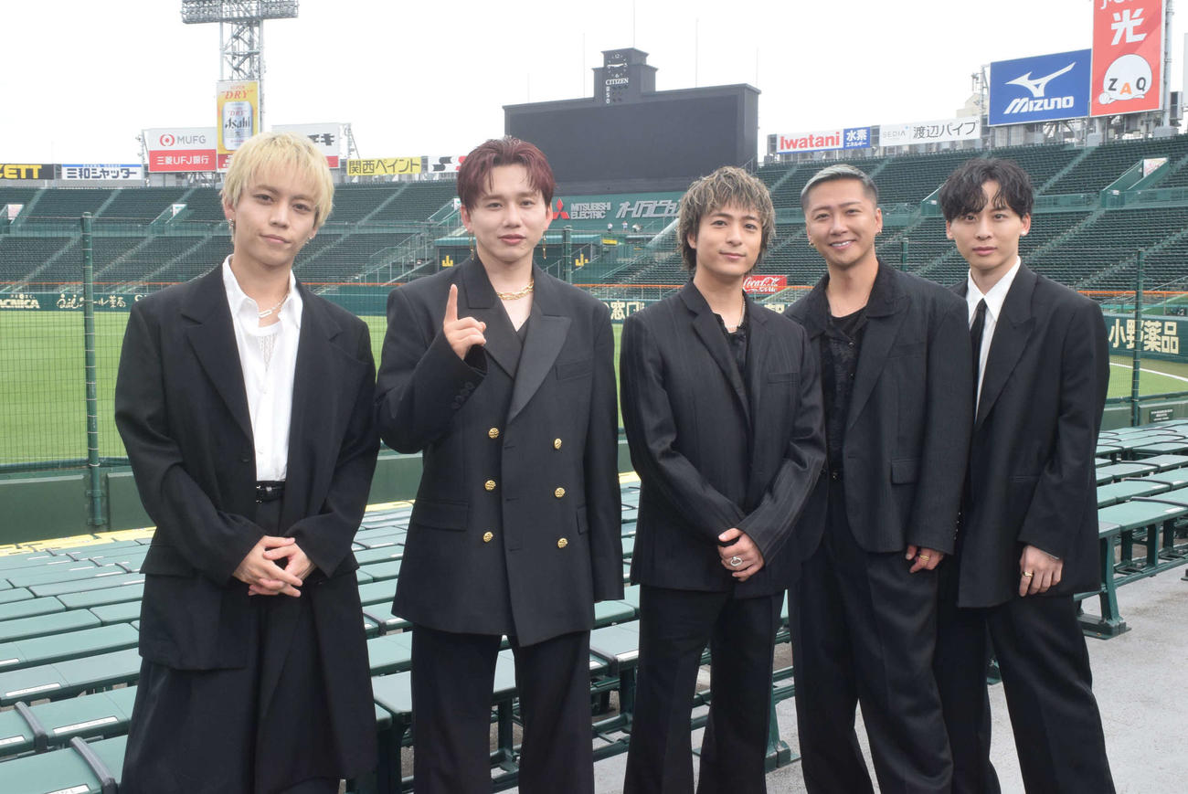 「Da－iCE」（左から岩岡徹、花村想太、和田颯、大野雄大、工藤大輝）（2025年撮影）