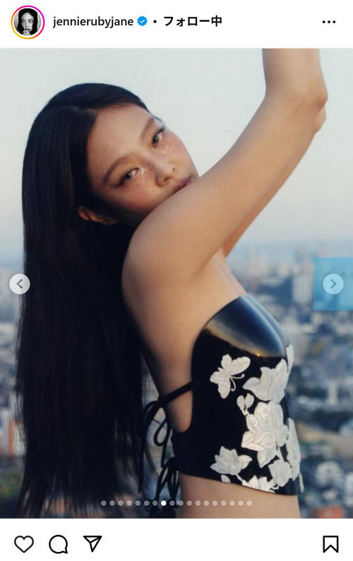 韓流】BLACKPINKジェニー 思い出ファッションを再公開 伝統の「螺鈿