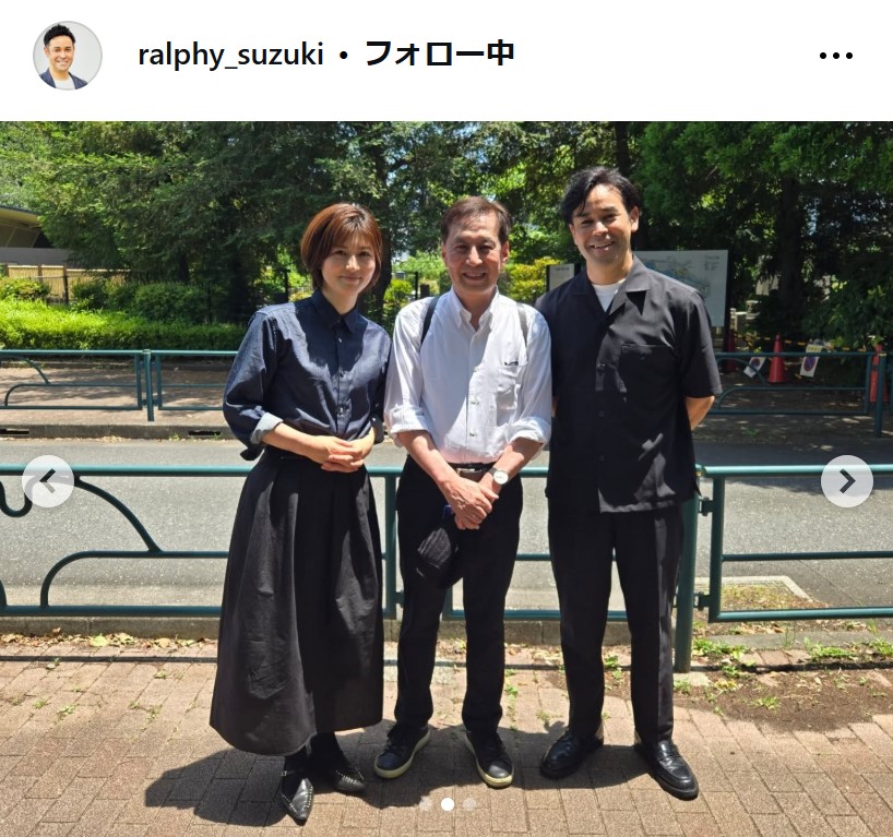 ラルフ鈴木アナのインスタグラムから