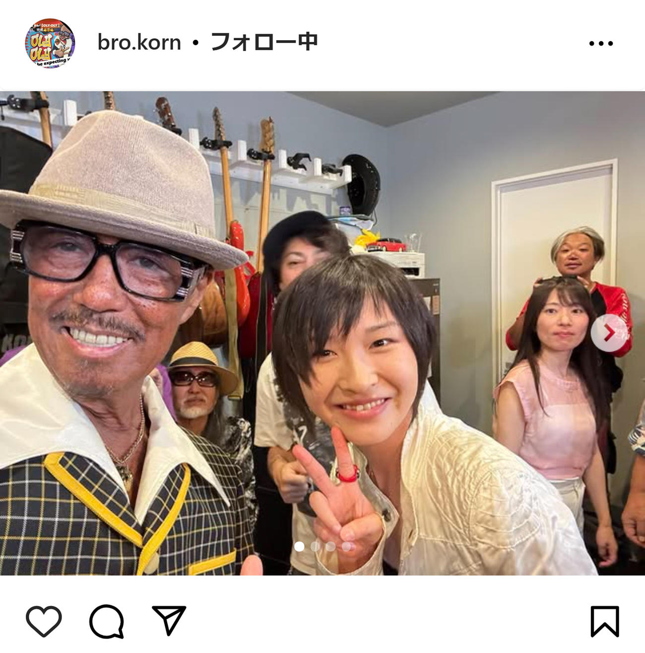 ブラザー・コーンのインスタグラムから