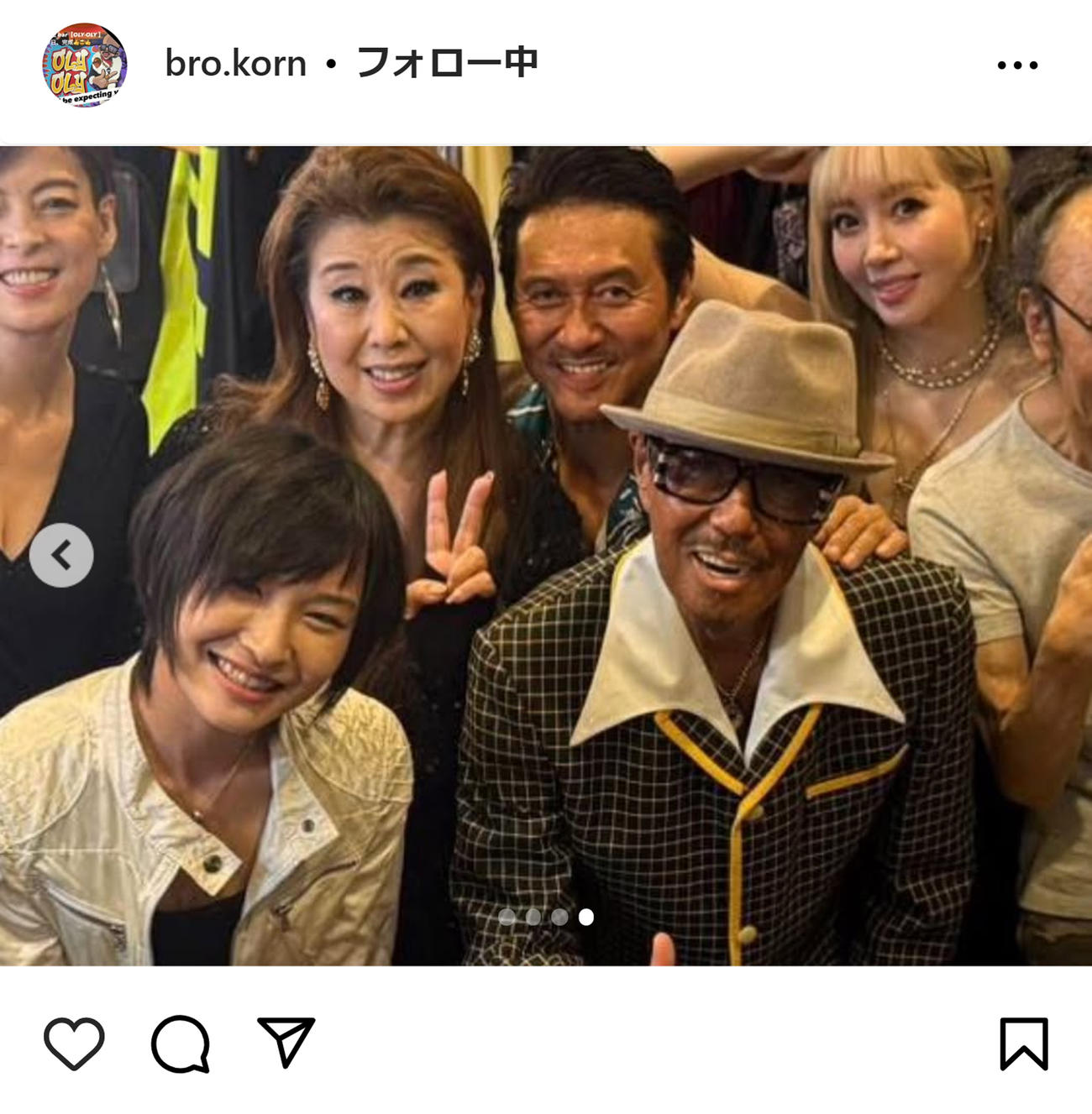 ブラザー・コーンのインスタグラムから