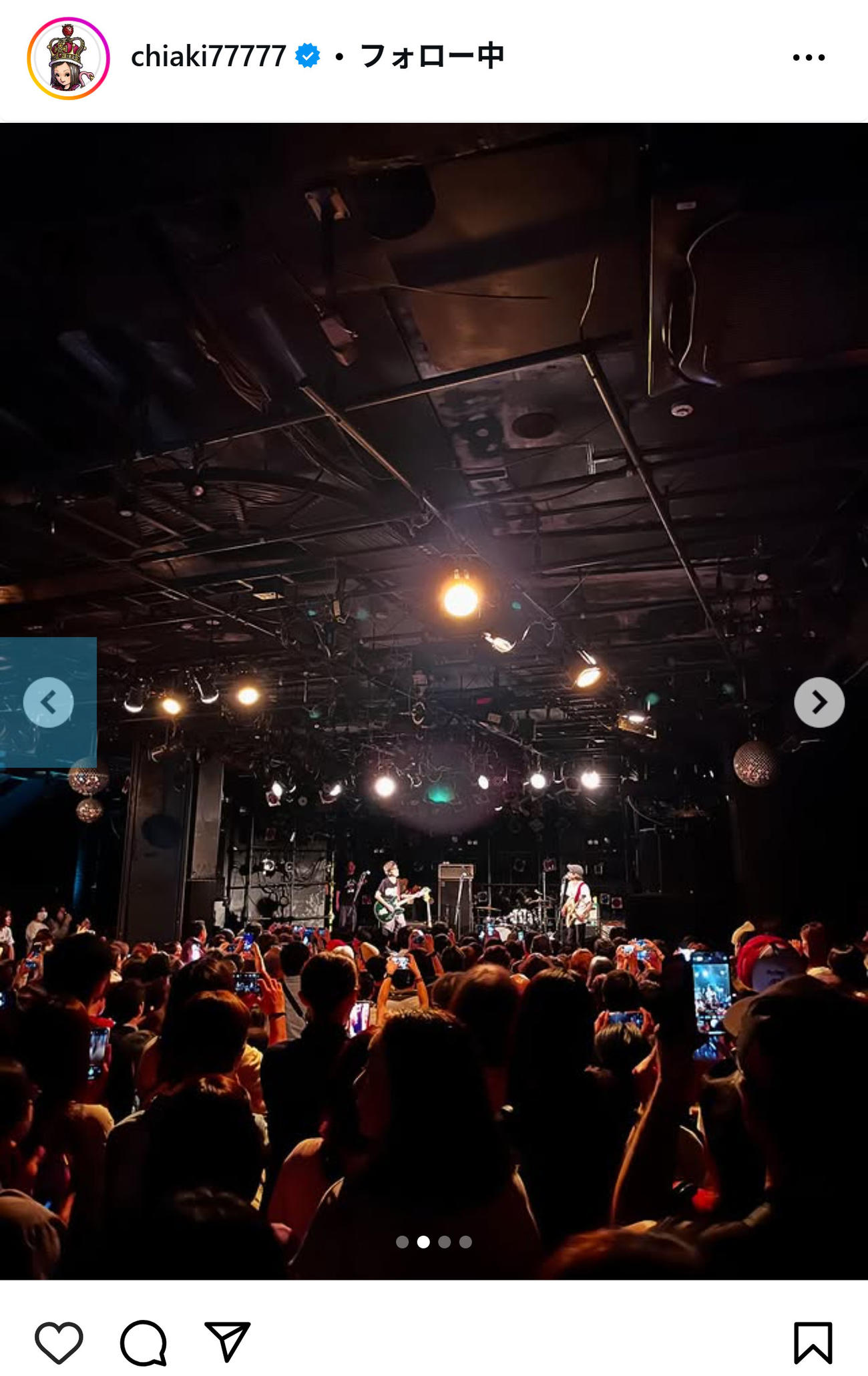 千秋のインスタグラムから