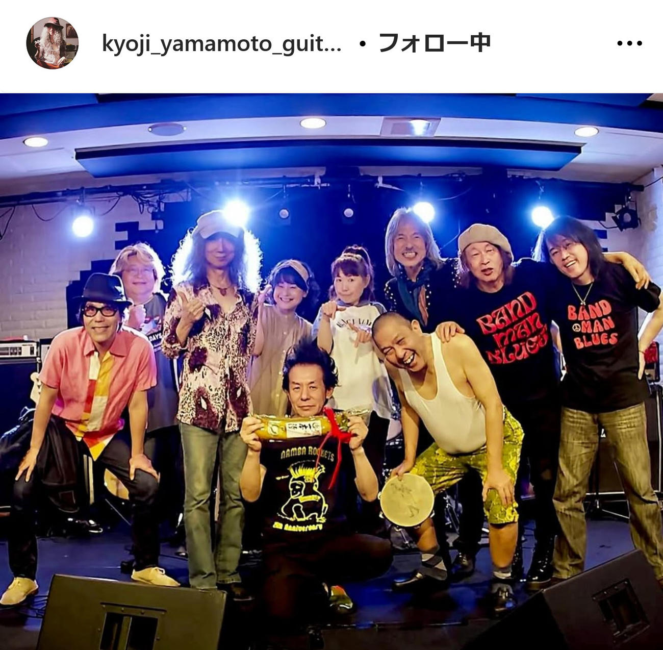 山本恭司インスタグラムから