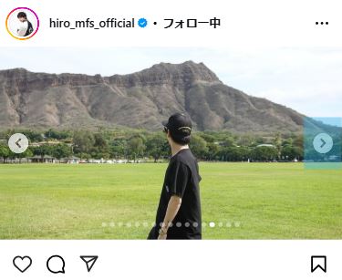 Hiroのインスタグラムから