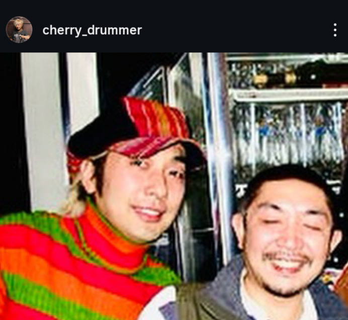 小柳“cherry”昌法と西村智彦さんのツーショット（インスタグラムから）