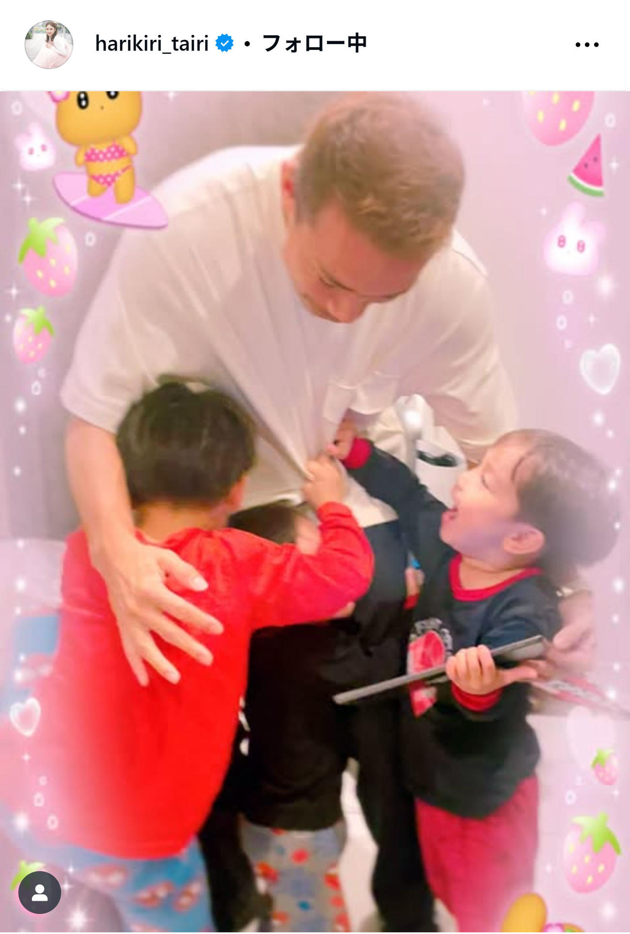 平愛梨のインスタグラムから