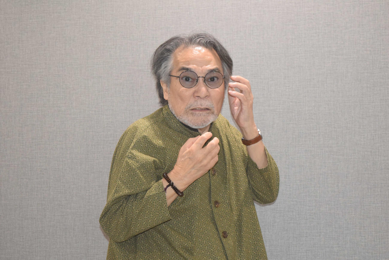 今年も夏の風物詩を開催する稲川淳二（撮影・阪口孝志）