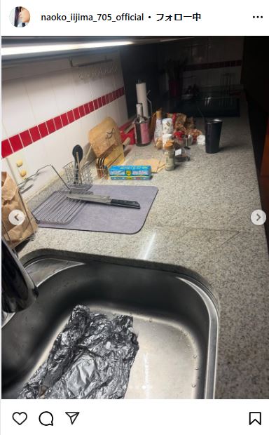 飯島直子のインスタグラムから
