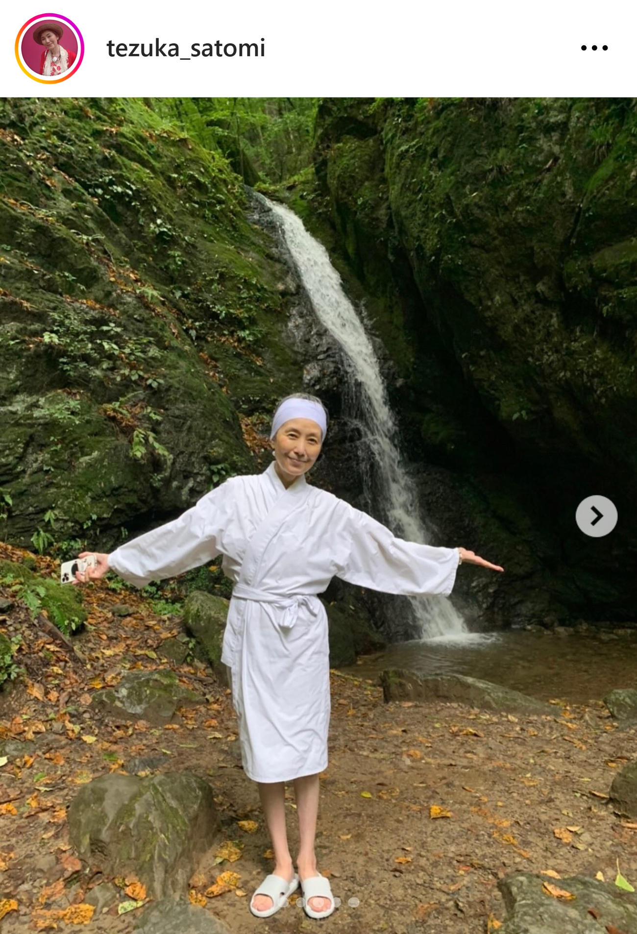 手塚理美のインスタグラムから