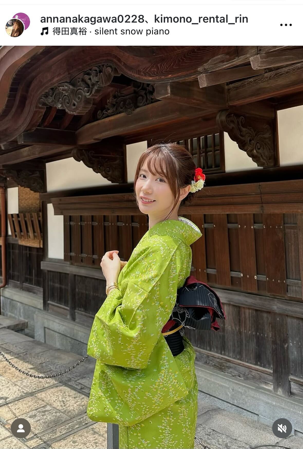 中川杏奈のインスタグラムから