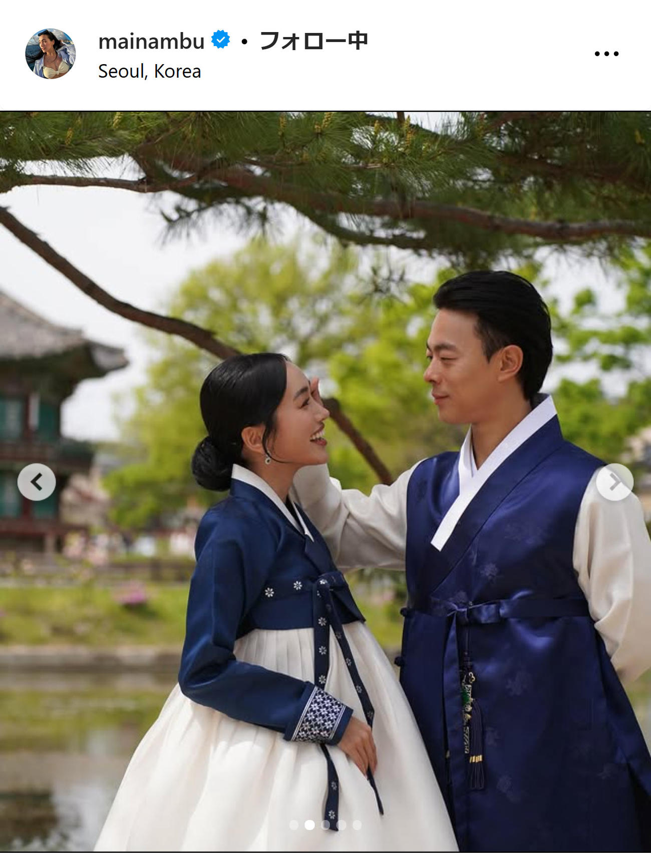 南部麻衣のインスタグラムから