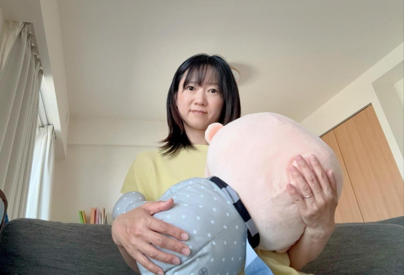 長男の断乳に挑戦した岩佐まり（岩佐まりのブログから）