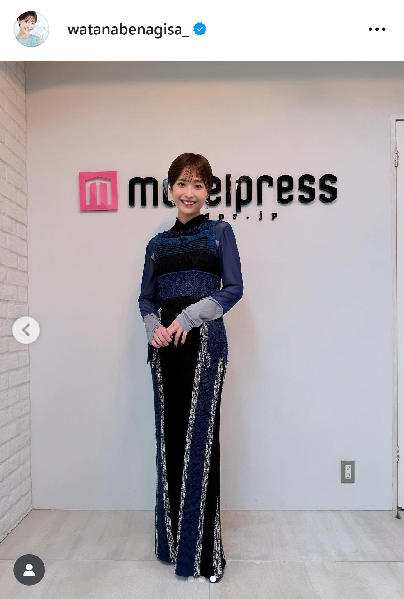 渡邊渚のインスタグラムから