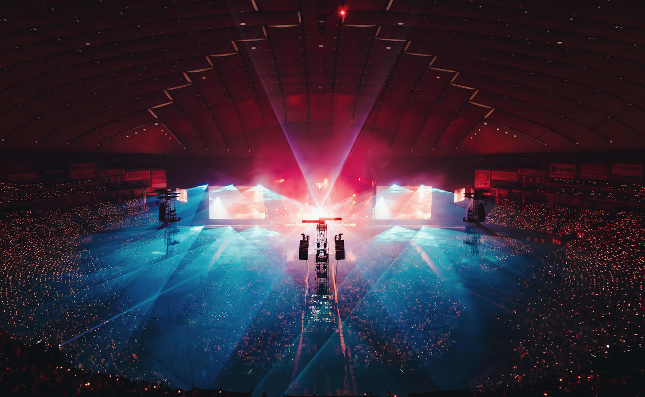 ライブ「EPIPHANY」東京ドーム公演を行ったUVERworld（横山マサト氏撮影）