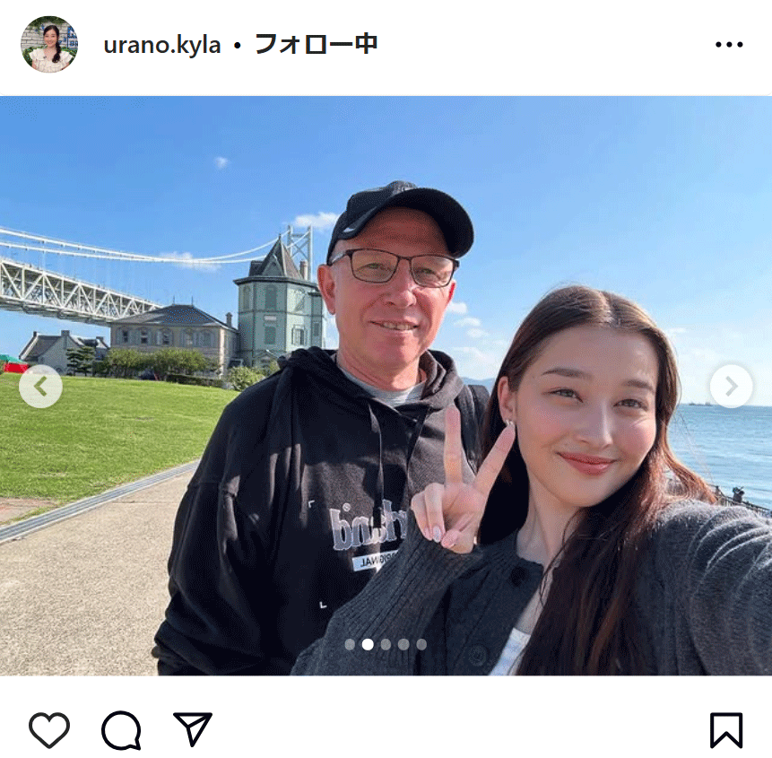 浦野芽良アナのインスタグラムから