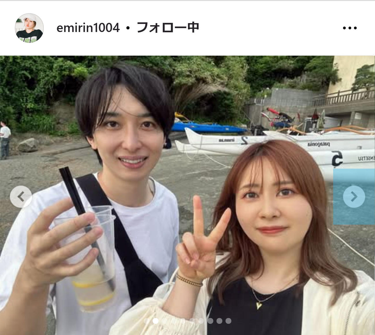 エミリンのインスタグラムから