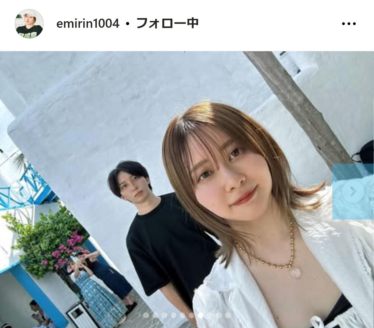 エミリンのインスタグラムから