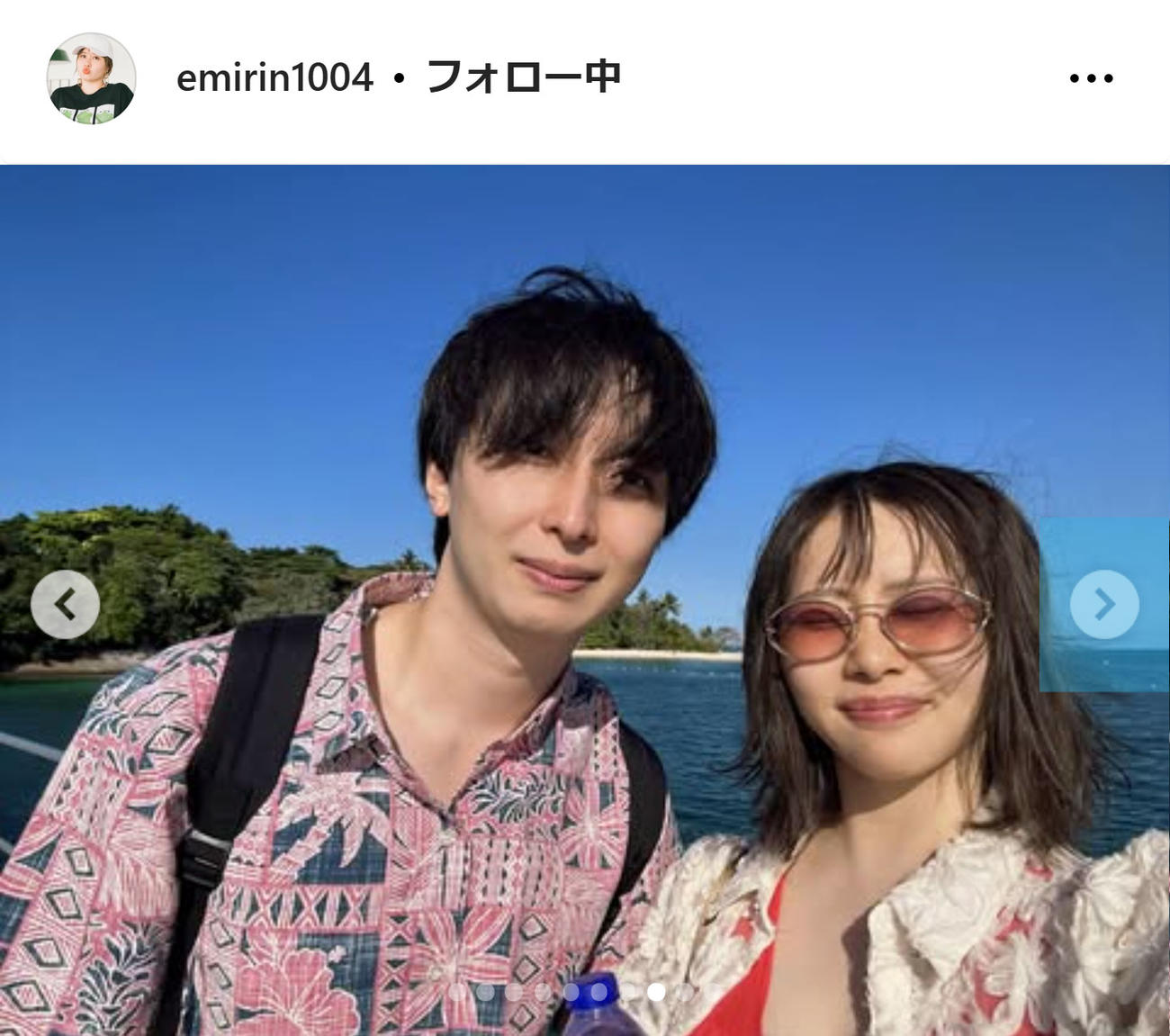 エミリンのインスタグラムから