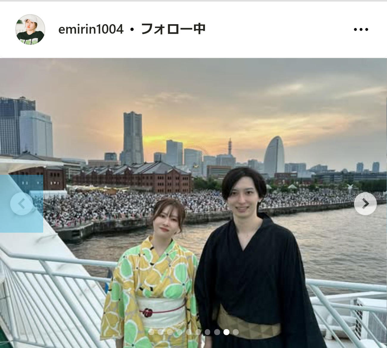 エミリンのインスタグラムから