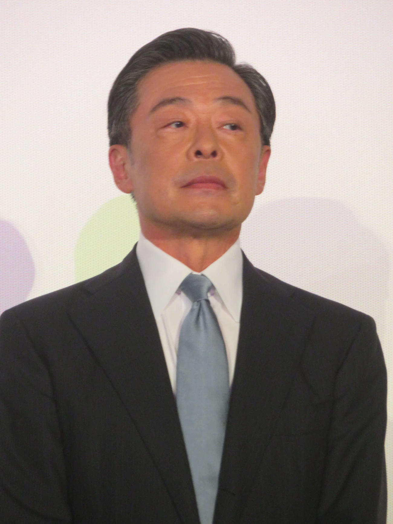 映画「夏の砂の上」完成披露舞台あいさつに出席した光石研（撮影・川田和博）