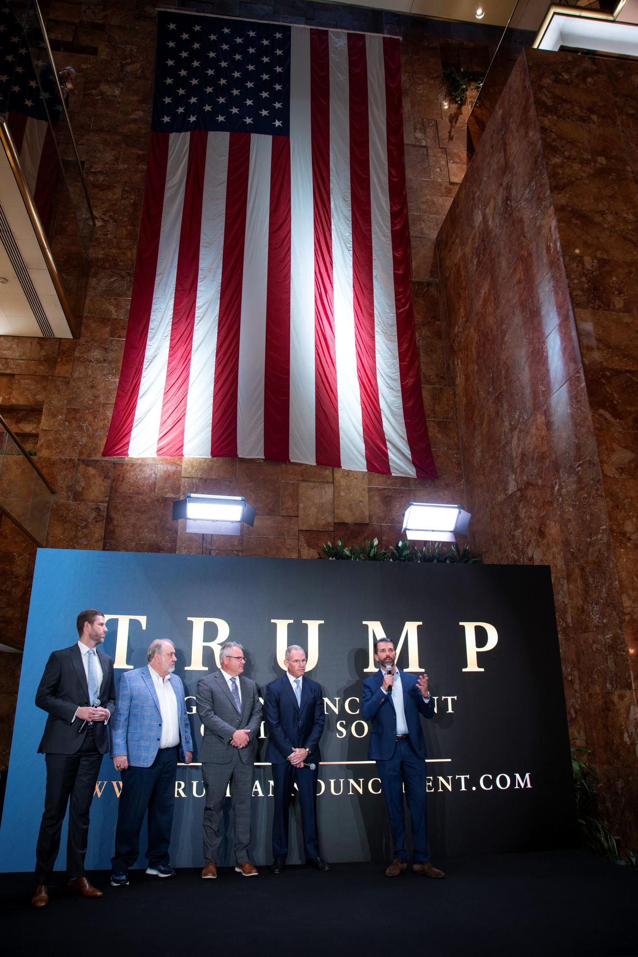 16日に行われた、トランプ・オーガニゼーションのイベント（ロイター）