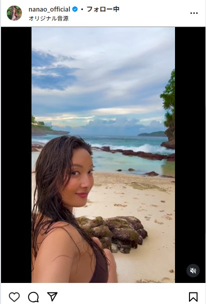 菜々緒のインスタグラムから