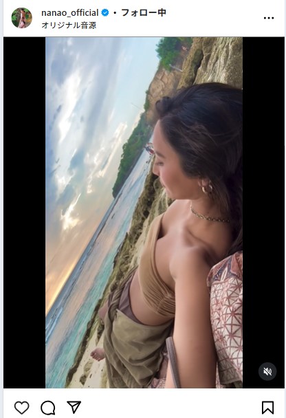 菜々緒のインスタグラムから