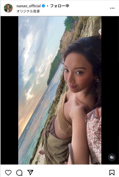 菜々緒のインスタグラムから