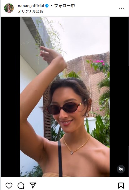 菜々緒のインスタグラムから