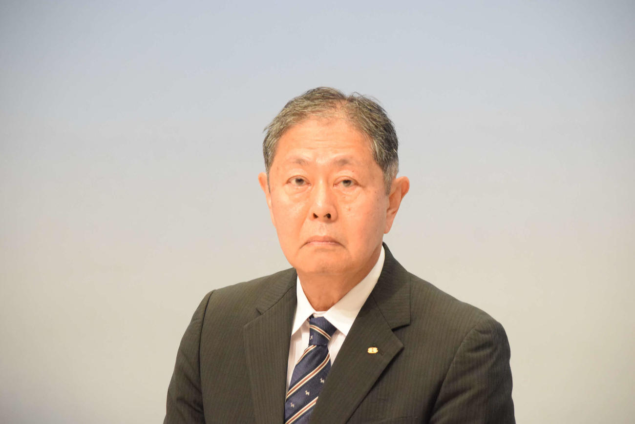 関西テレビの尾谷牧夫代表取締役会長（撮影・阪口孝志）